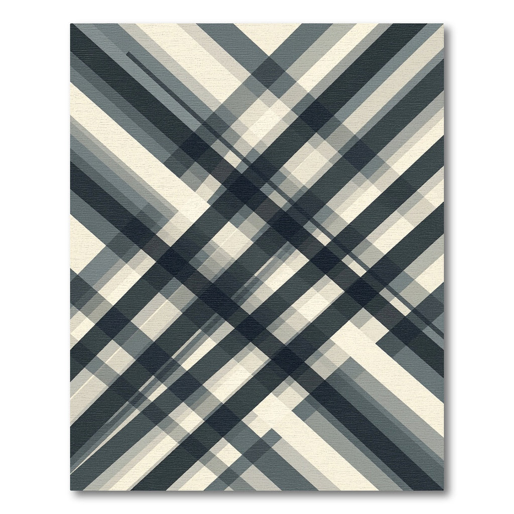 Dark Teal Diamond Lattice Rug