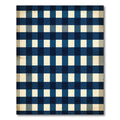 Classic Blue Buffalo Check Squares Rug