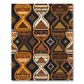 Amber Aztec Hourglass Geo Tapered Steps Rug