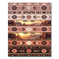 Southwest Sunset Tribal Geometric Rug