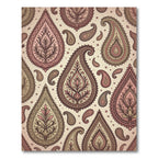 Vintage Pink Paisley Floral Medallion Rug
