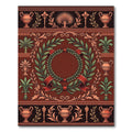 Ancient Roman Laurel Wreath Vaseware Rug