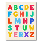 Bright Alphabet Blocks Composition Rug