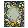 Elegant Floral Meadow Botanical Area Rug