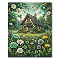 Whimsical Cottage Clover Meadow Rug