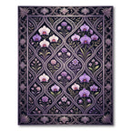 Orchid Garden Lattice Work Rug