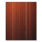 Warm Orange Vertical Stripe Rug