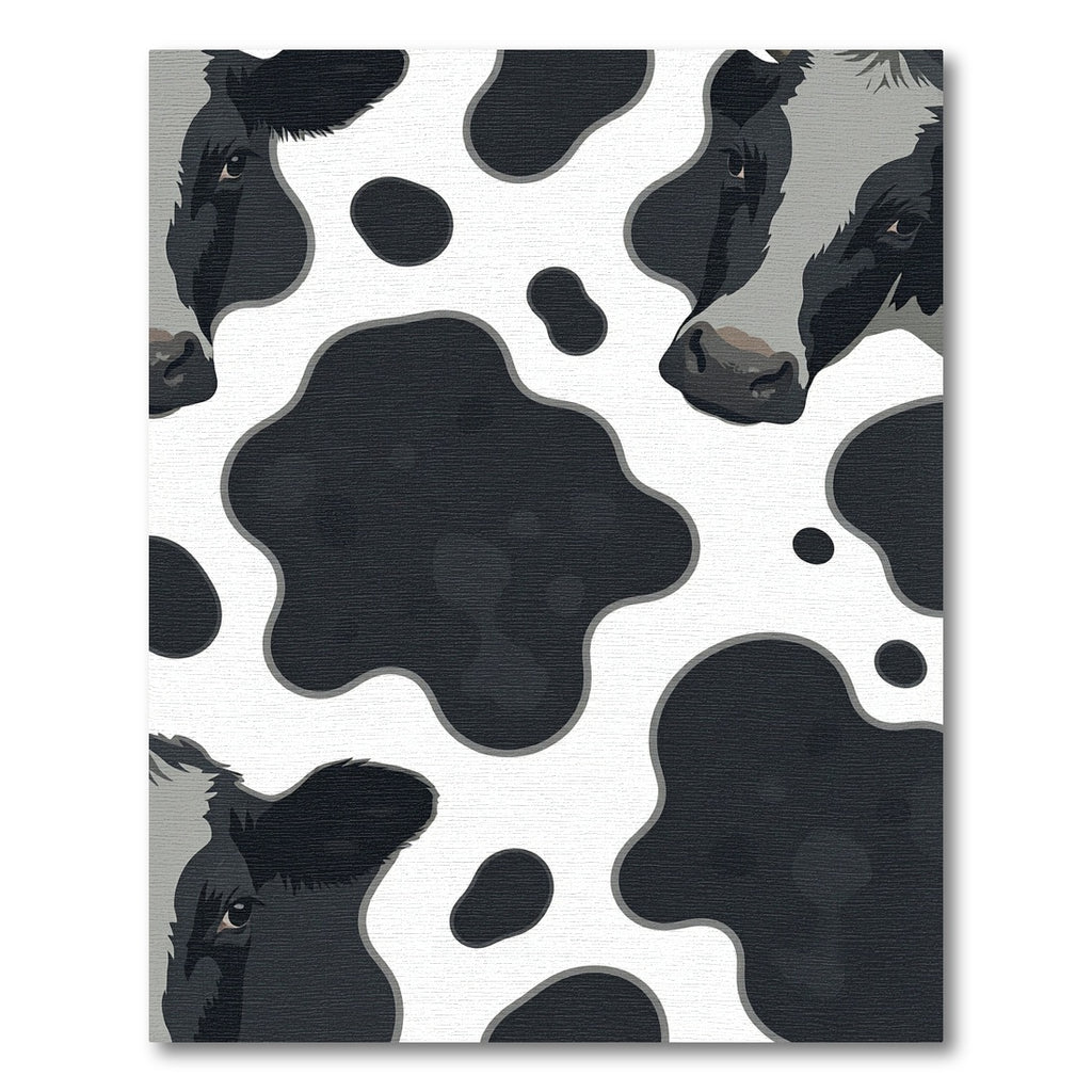 Cow Spot Black And White Charm Rug