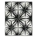 Monochromatic Eight Pointed Star Rug