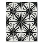 Monochromatic Eight Pointed Star Rug