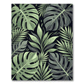 Verdant Monstera Fern Jungle Canopy Rug