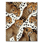 Golden Cheetah Spots Composition Rug