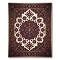 Crimson Floral Medallion Grand Rug