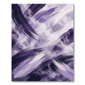 Deep Purple Brushstroke Swirl Rug