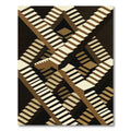 Geometric Illusion Staircase Umber Rug