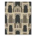 Intricate Archway Beige Ornamental Tapestry Rug