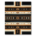 Earthy Tones Tribal Stripe Rug