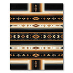 Earthy Tones Tribal Stripe Rug