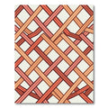Geometric Intersecting Sienna Weave Rug