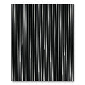 Monochrome Vertical Sharp Stripe Rug