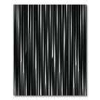 Monochrome Vertical Sharp Stripe Rug