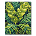 Vibrant Verdant Verdure Foliage Rug