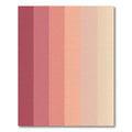 Graduated Pink Peach Stripe Rug