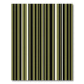 Olive Green and Black Vertical Stripes Rug