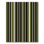 Olive Green and Black Vertical Stripes Rug