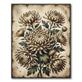 Golden Chrysanthemum Bush Arrangement Rug