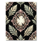 Gothic Ornate Frame and Foliage Rug