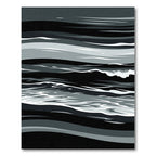 Monochromatic Abstract Wave Rug