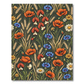 Wildflower Meadow Poppies Cornflowers Wheat Rye Rug