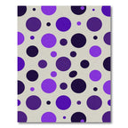 Violet Purple Dotted Scatter Rug