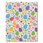 Colorful Easter Egg Polka Dot Art Rug