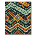 Geometric Animal Southwest Earth Tone Artwork Rug