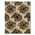 Leopard Brown Black Polka Dot Art Rug