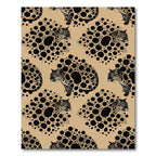 Leopard Brown Black Polka Dot Art Rug