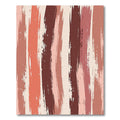 Earthy Tone Brush Stroke Lines Rug