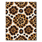 Bold Animal Print Floral Medallion Rug