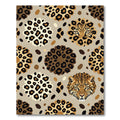 Brown Leopard Spots And Faces Rug