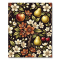 Orchard Apple Pear Cherry Bloom Rug