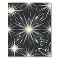Retro Starburst Atomic Orbit Rug