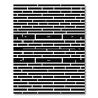 Bold Black White Rectilinear Lines Rug