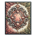 Ornate Blush Shell Baroque Medallion Rug