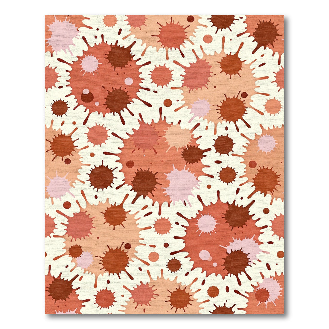 Earthy Splatter Blend Abstract Rug