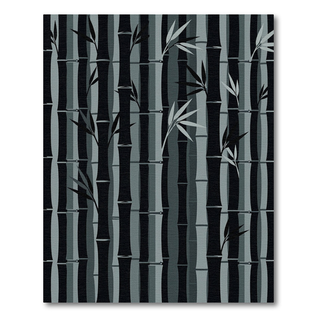 Monochromatic Bamboo Forest Vertical Rug