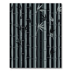 Monochromatic Bamboo Forest Vertical Rug