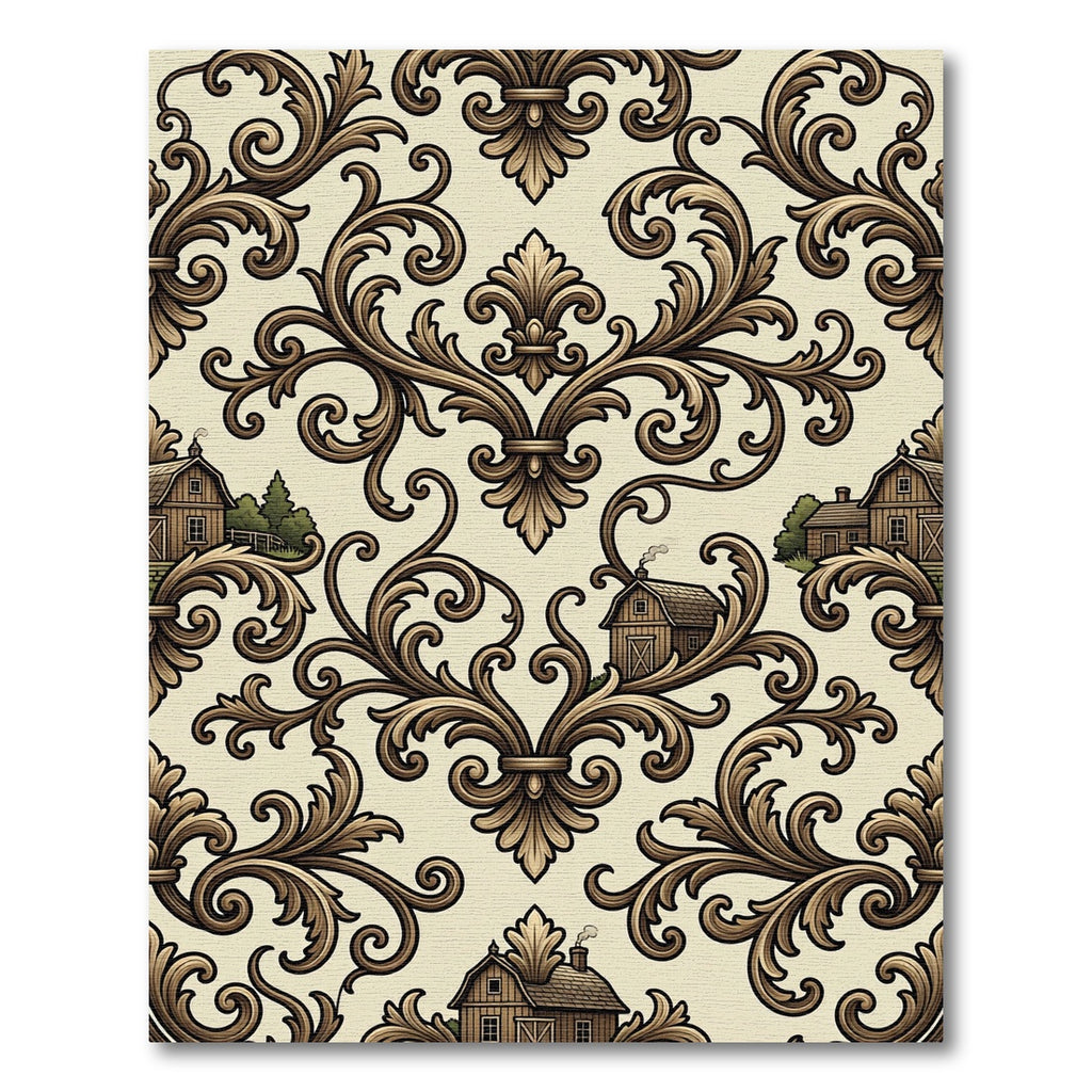 Brown Country Manor Accents Rug