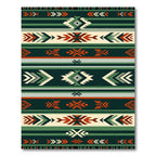 Southwestern Geometric Stripe Rug